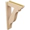 Ekena Millwork 5 1/2-in W x 18-in D x 30-in H Funston Slat Rough Cedar Woodgrain TimberThane Outlooker, Primed Tan OUTUR055X18X30FST24RCPR - alternate 3